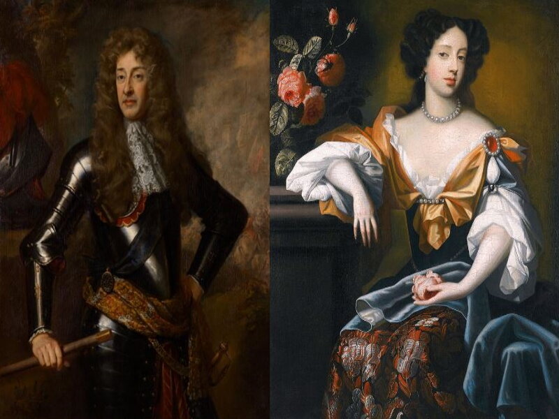 Яков II и Мария Моденская. 