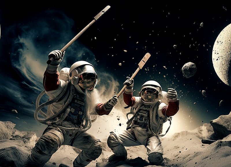 Возмущенные пенсионеры глазами нейросети Midjourney