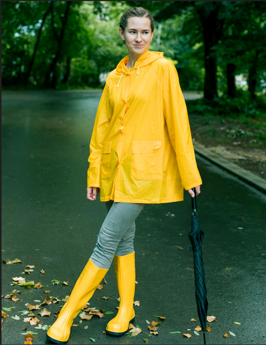 Стандартная длина женского зонта трости – 90-100 см