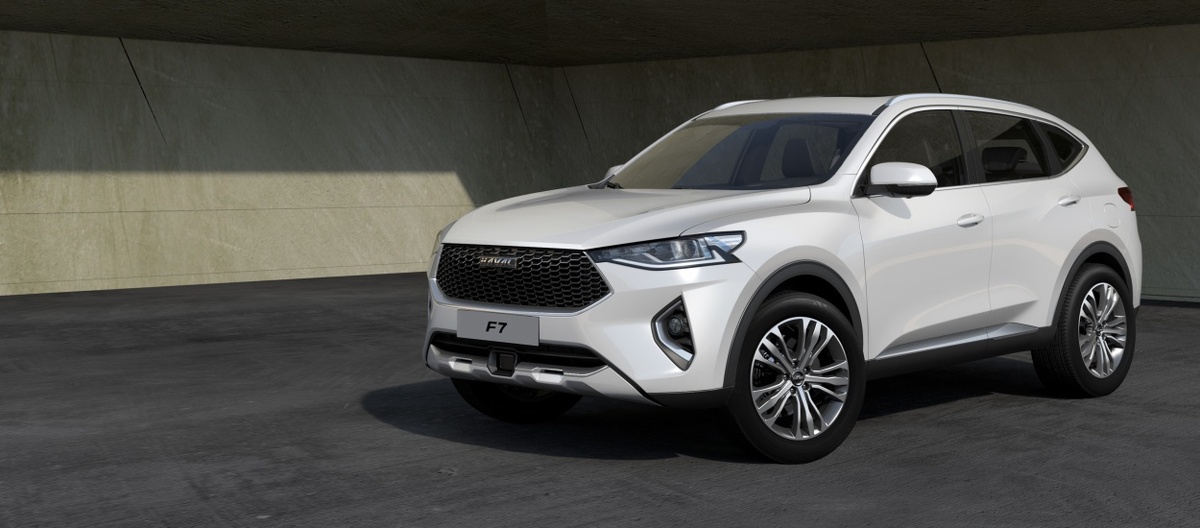 На Московском автосалоне состоялась премьера молодежного кроссовера Haval F7 и презентация концепт-кара HB-03