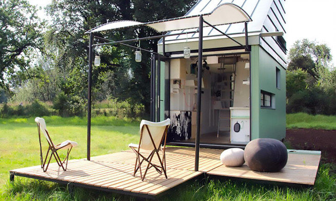 Мобильный дом на солнечных батареях POD-Idlala