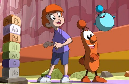 Кадр из мультфильма «Элементы. Приключения в микромире»