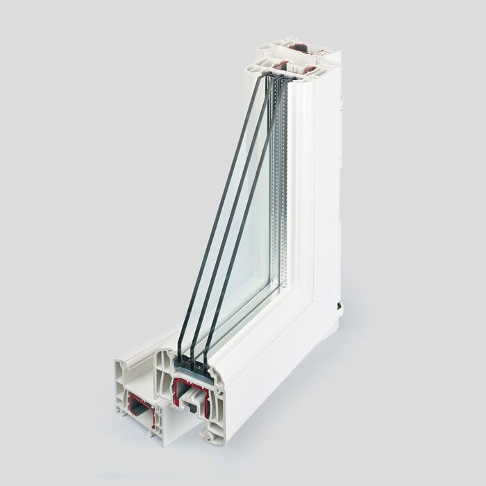 Фото: широкая пятикамерная система REHAU DELIGHT-Design