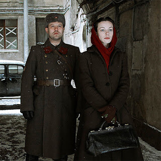 Кадр из фильма "Три дня до весны"  (Ленфильм). Главные герои в исполнении Кирилла Плетнева и Елены Лотовой.       
