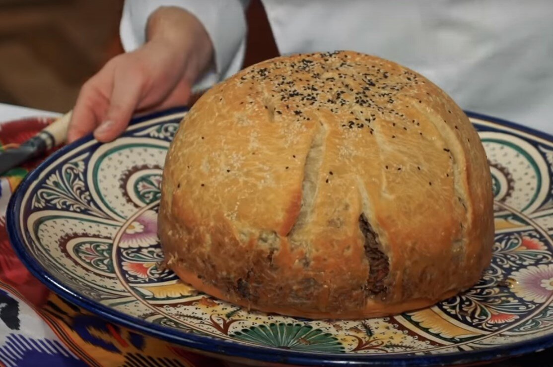 Плов в пироге шымкент