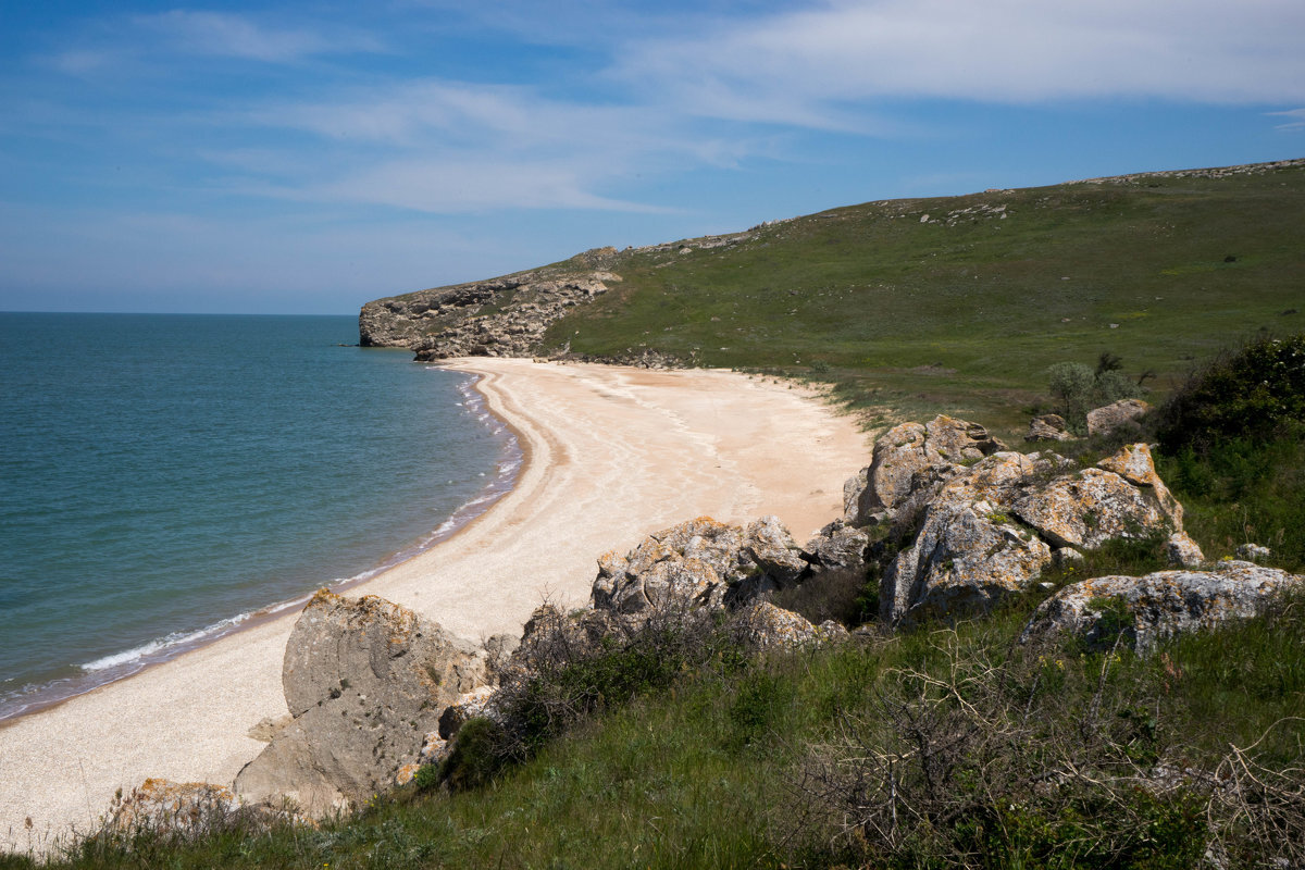 Крым Азовское море Генеральские пляжи