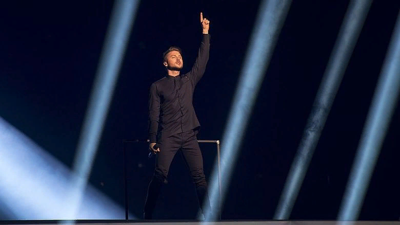 Сергей Лазарев на Евровидении 2016 в Стокгольме с песней You Are The Only One.