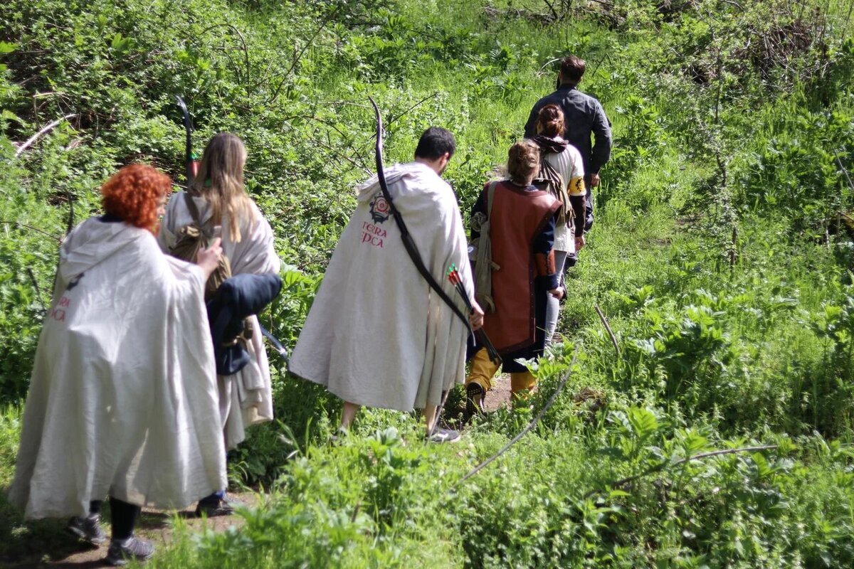 Наш отряд в боевом экипе. 