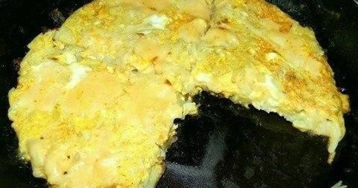 картофельная запеканка на сковороде