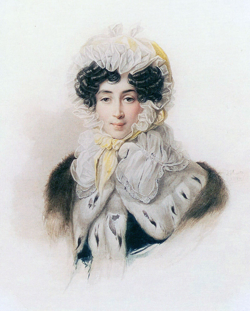 В.И. Гау. Софья Григорьевна Волконская, 1830-е гг.