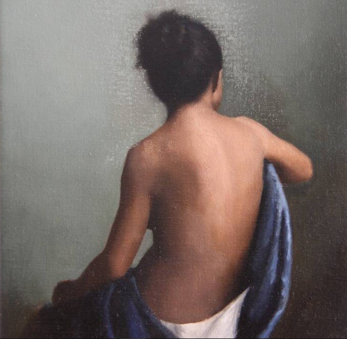 Brian Smyth. Blue figure