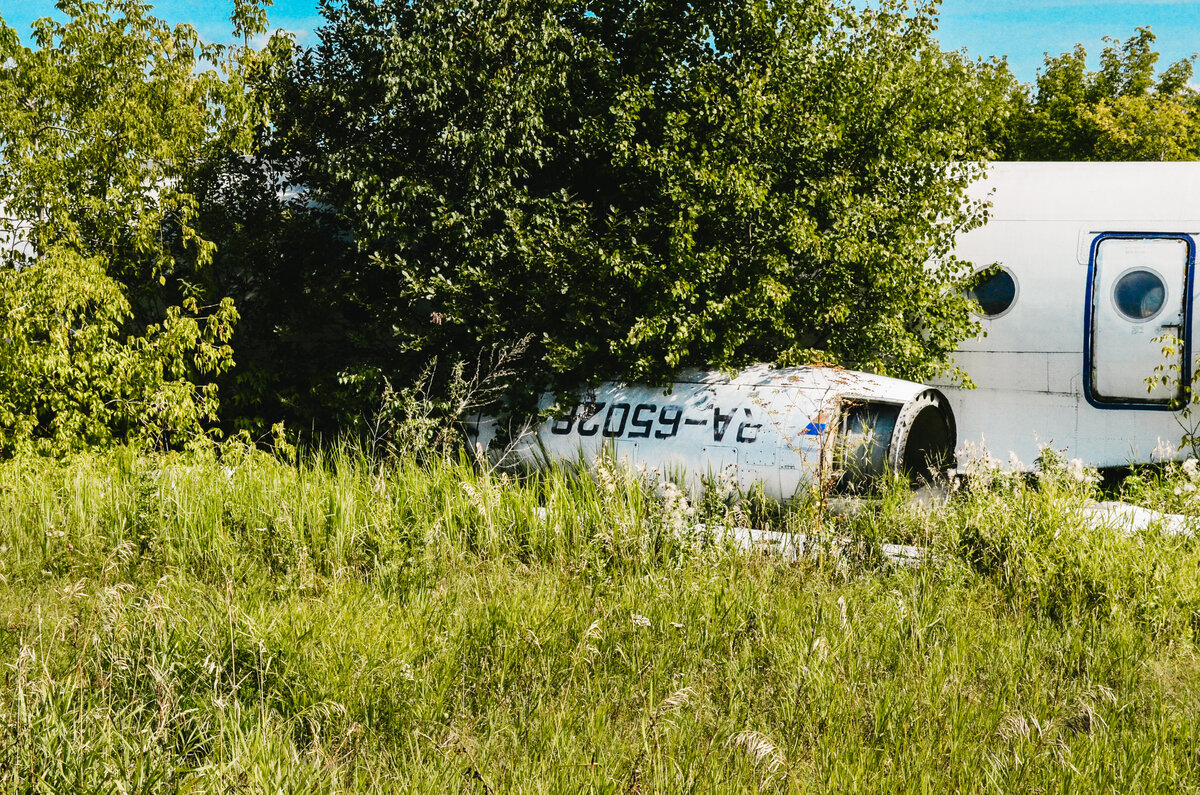 Ту-134 на уфимском полигоне МЧС