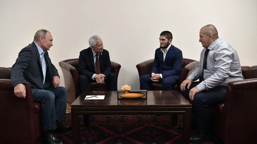 Нуриагомедов на приёме у Путина
