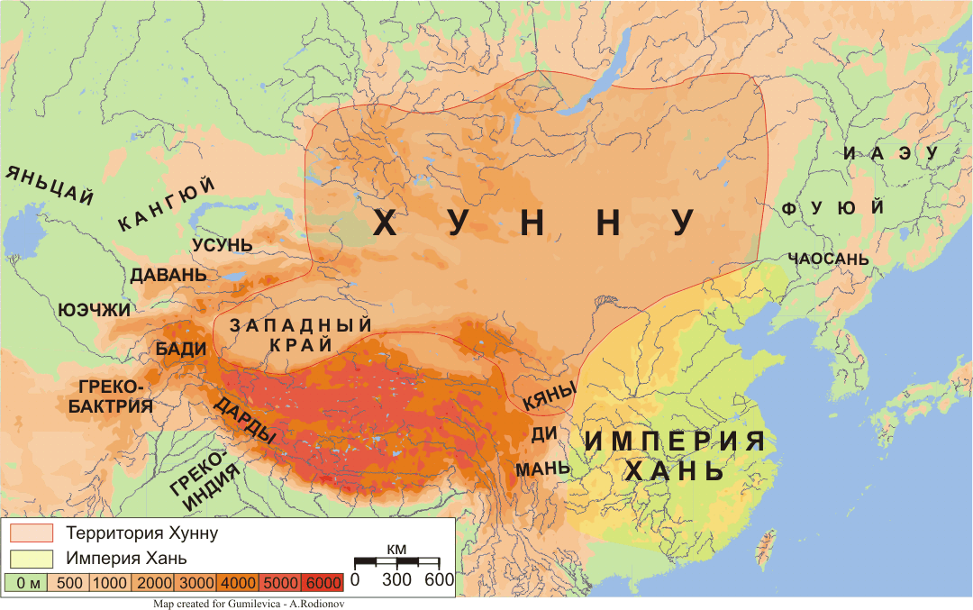 Империя хань карта