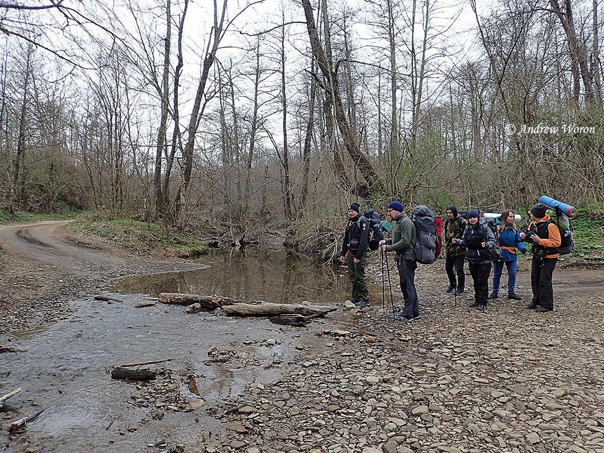 Самый первый брод на реке Тамбовская Щель