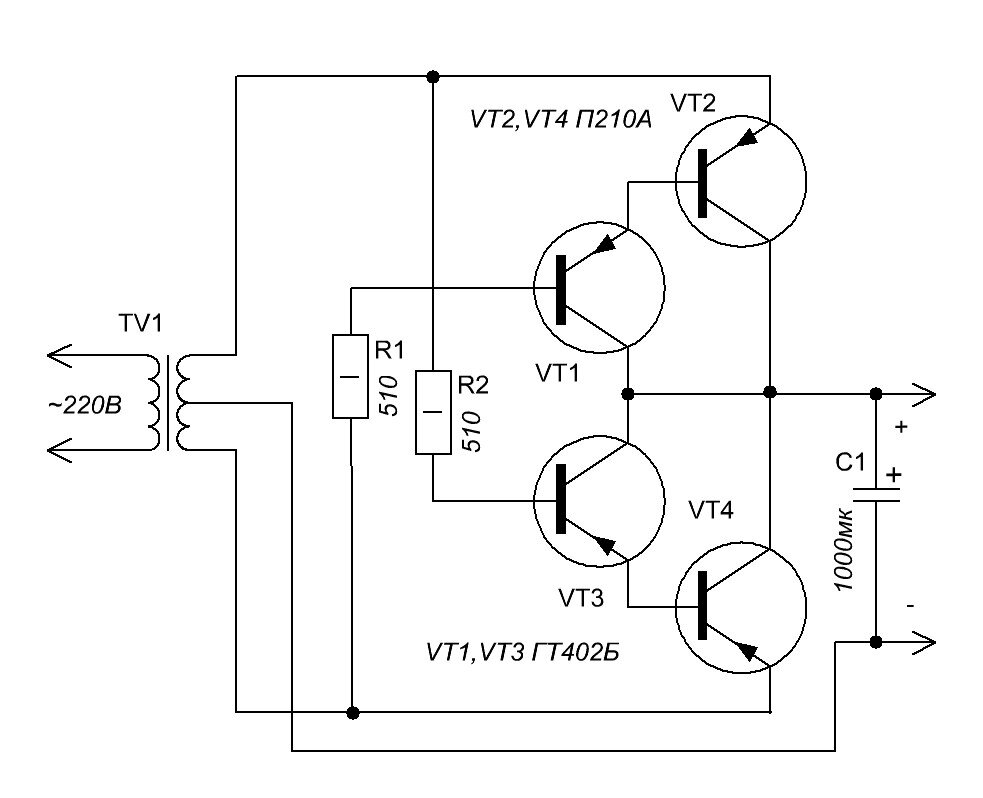 Схема на транзисторе