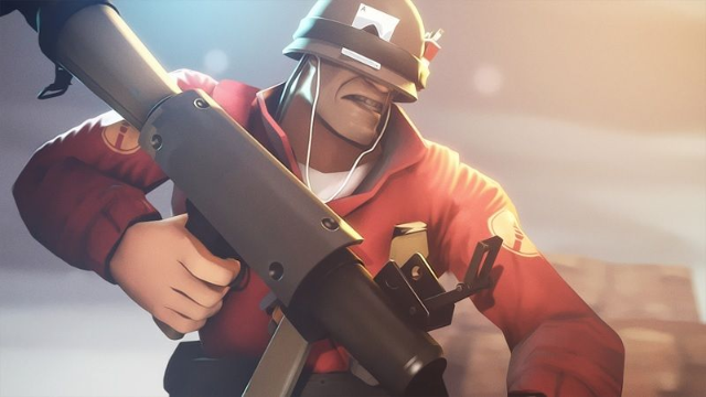 Рис.1 Солдат из Team Fortress 2.