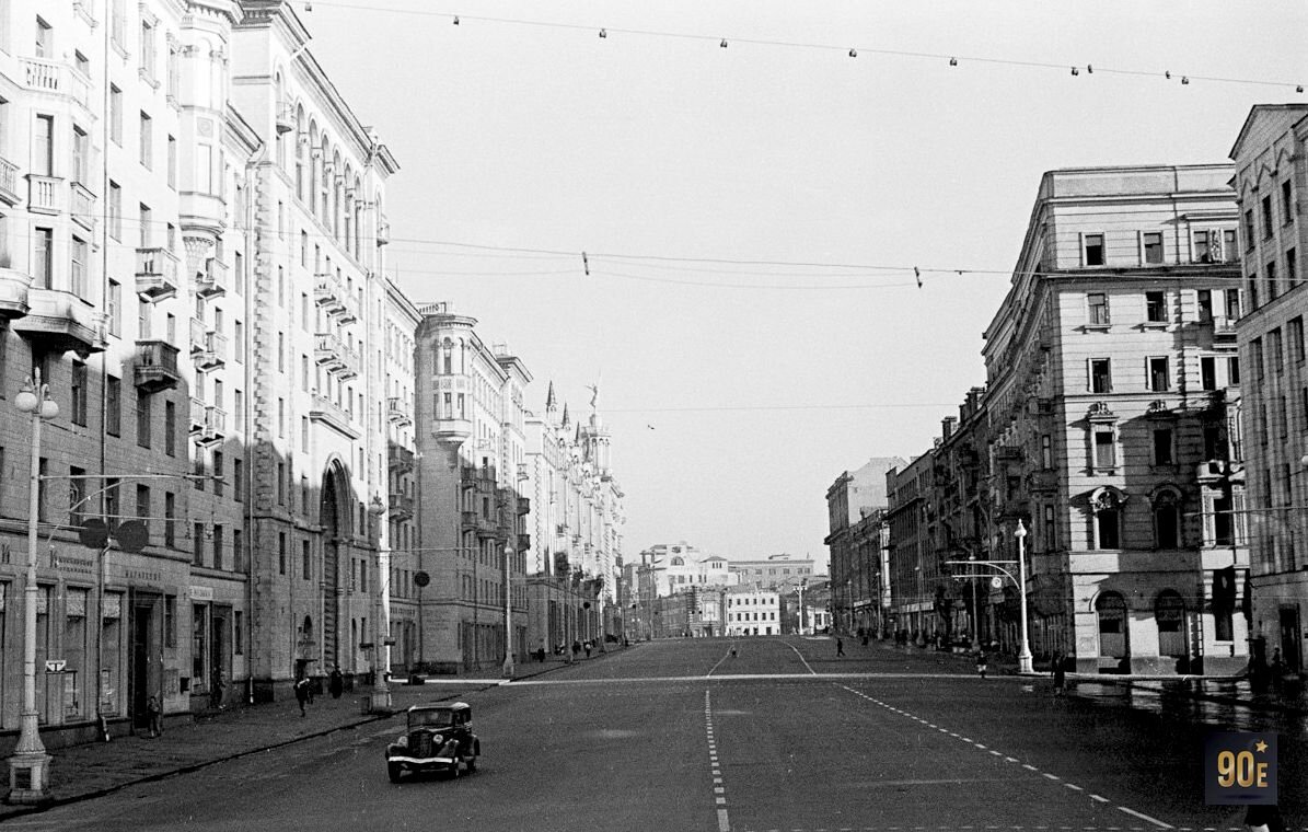 Пустые советские улицы