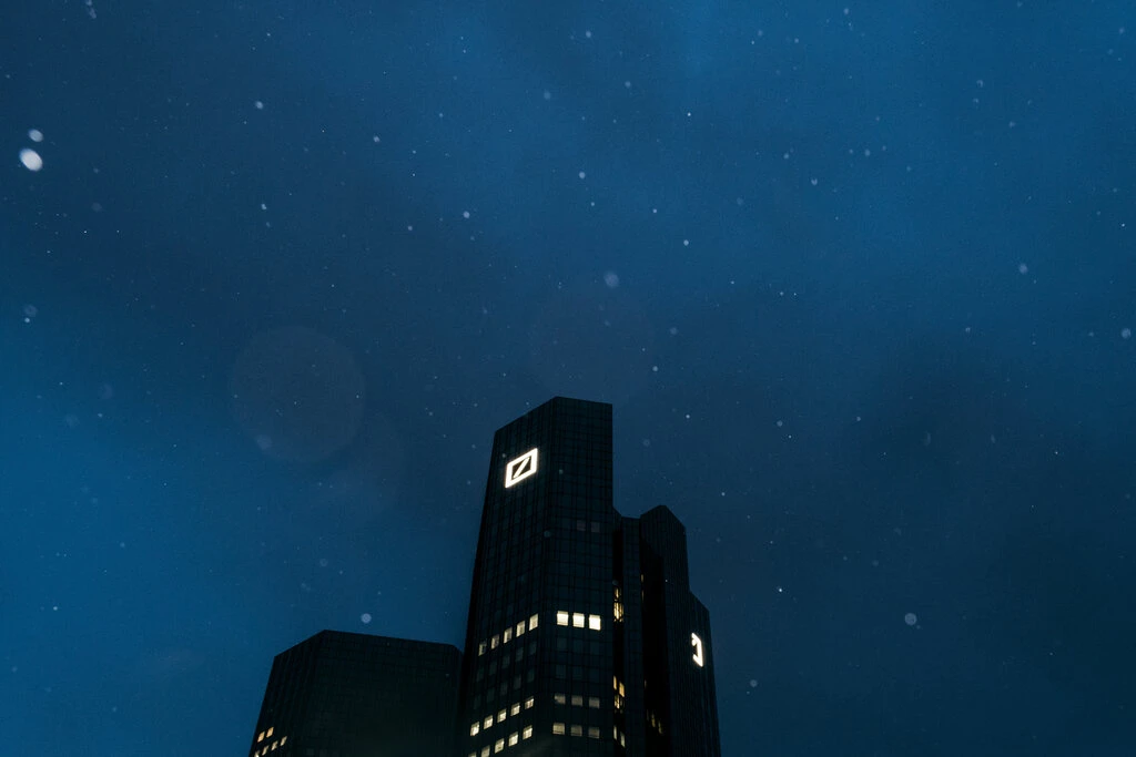 Штаб-квартира Deutsche Bank во Франкфурте.