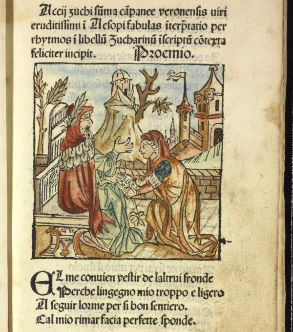 Басни Эзопа. Книжная иллюстрация конца XV в. (Public Domain, Wikimedia)