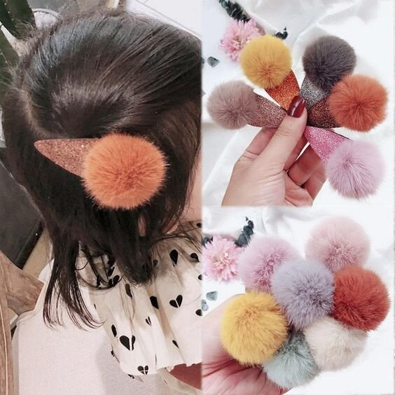 Меховые резинки для волос Купить в интернет-магазине Анна Волошко