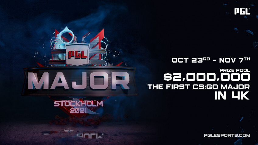 Финальная стадия PGL Major Stockholm 2021 пройдёт с 4 по 7 ноября.