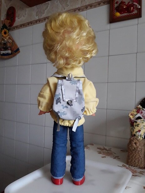 Серый камуфляжный рюкзак. Октябрь, 2021.