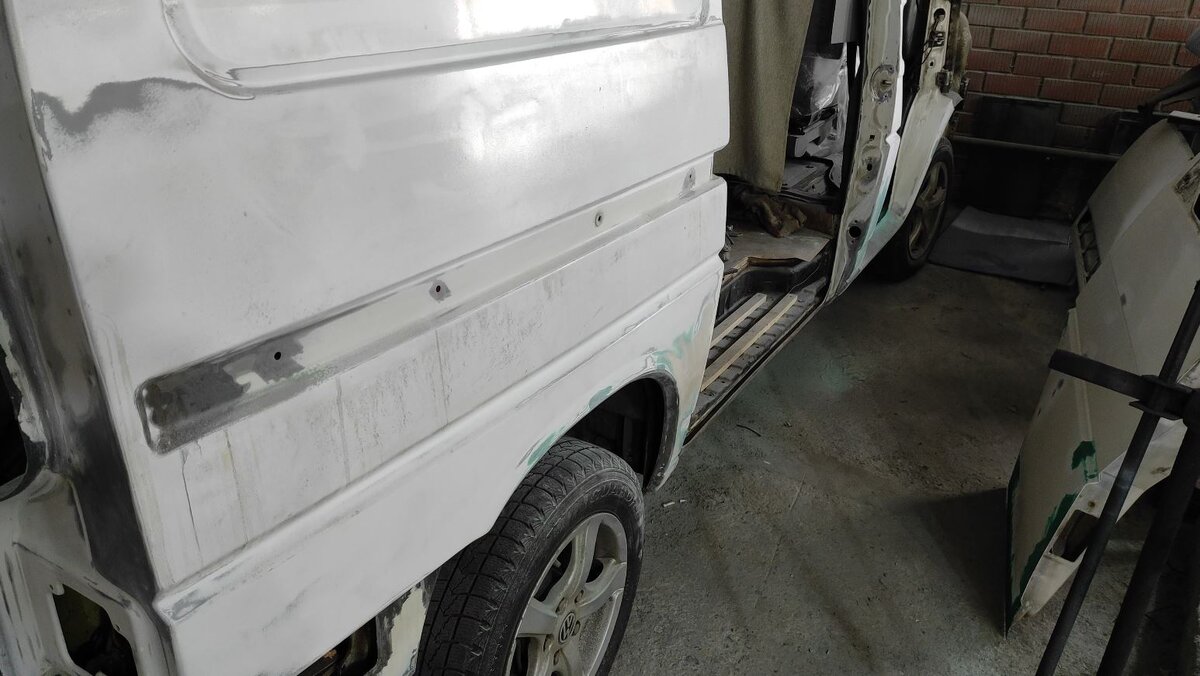 Авто после первичной подготовки