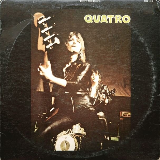 Suzi Quatro "Quatro", 1974 г., конверт американского выпуска альбома