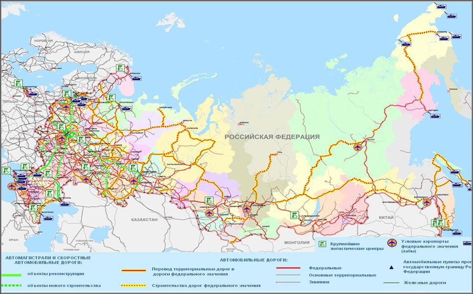 Карта железных дорог снг