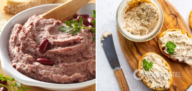 Рецепт паштета из фасоли