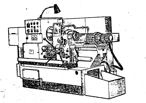 Рисунок1.1- Станок-прототип 1К341Целью модернизации является: - изменение диапазона регулирования привода главного движения и обеспечение частот вращения шпинделя от 31,5 до 2800 мин-1;

