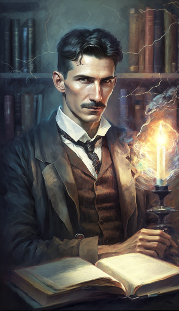 Портрет Николы Тесла