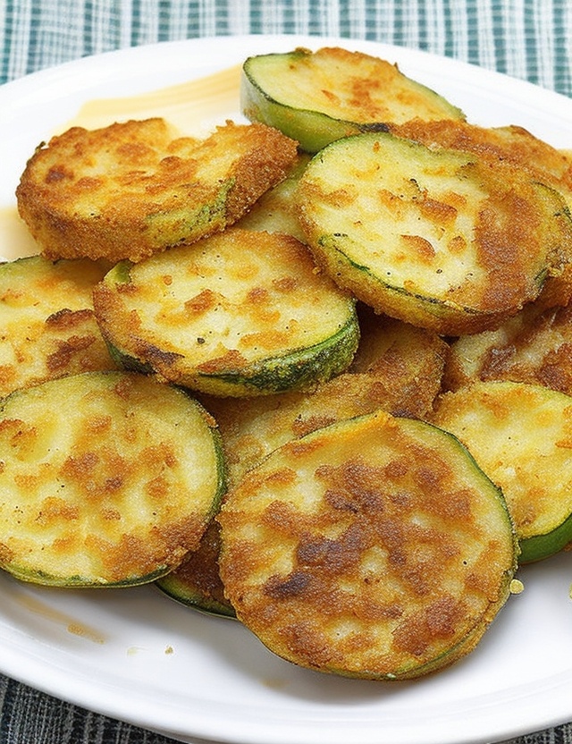 Хрустящие жареные кабачки с чесноком и зеленью