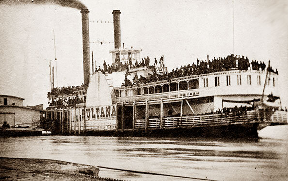 «Султанша» с солдатами на борту