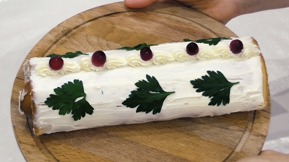 Финский блин панукакку! Закусочный вариант со сливочным сыром и тунцом