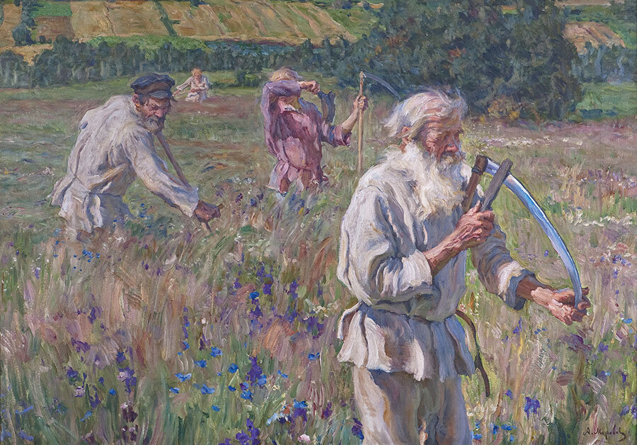 «Покос». Художник Моравов Александр Викторович