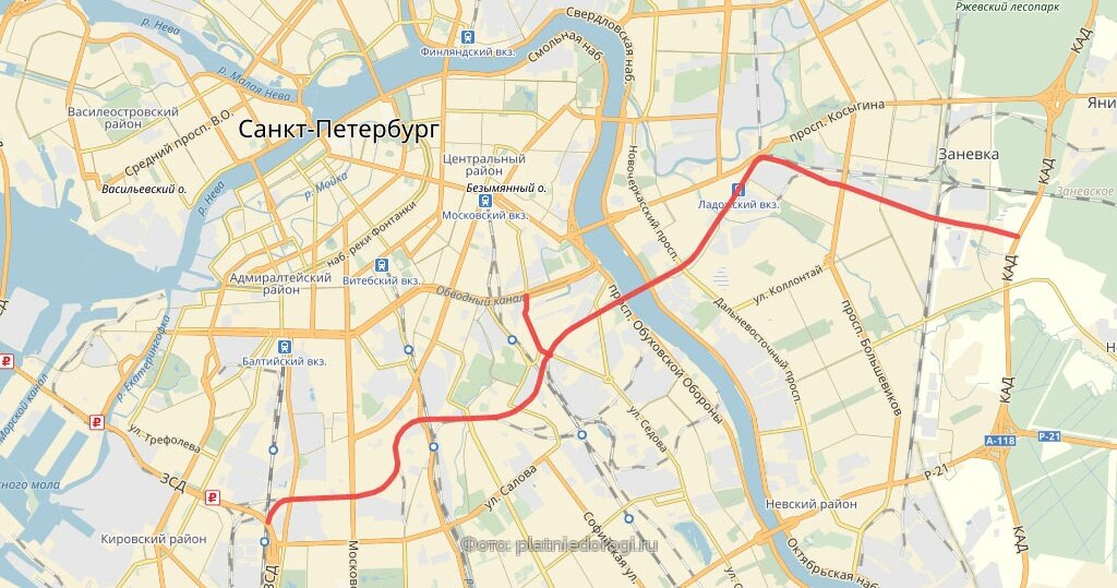 Проект восточного скоростного диаметра в спб