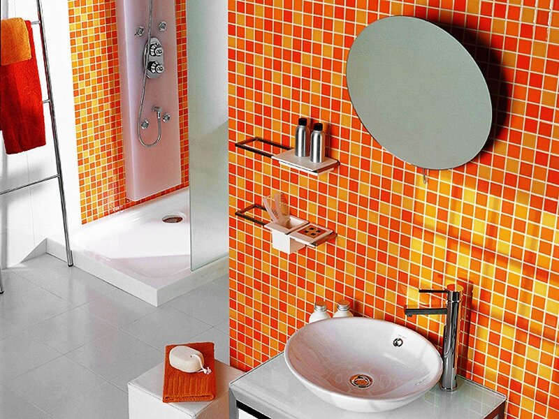 Облицовка чугунной ванны мозаикой – как это сделать