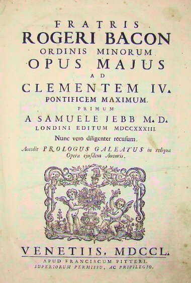 Р. Бэкон "Большой труд" (Венеция, 1750)