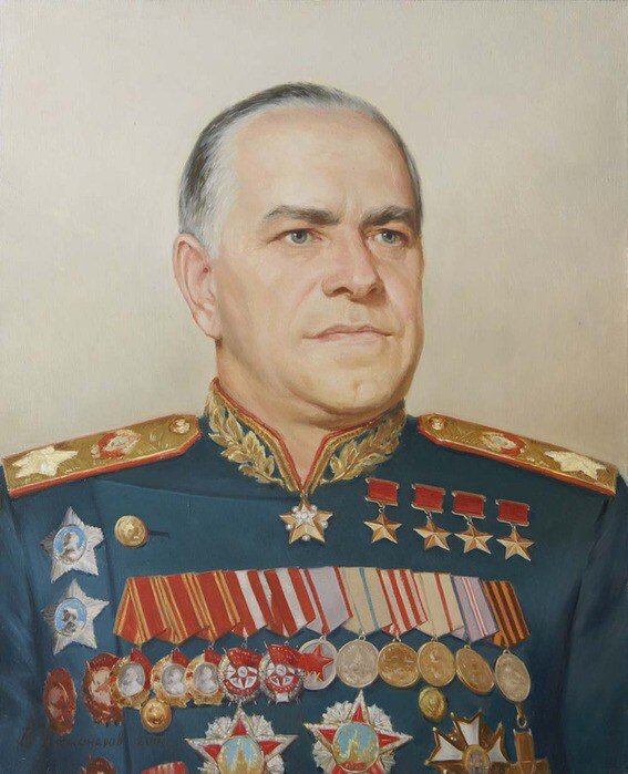 Маршал Г.К. Жуков. Сейчас существуют полярные оценки касательно его деятельности в годы ВОВ. Источник иллюстрации: https://culturelandshaft.wordpress.com