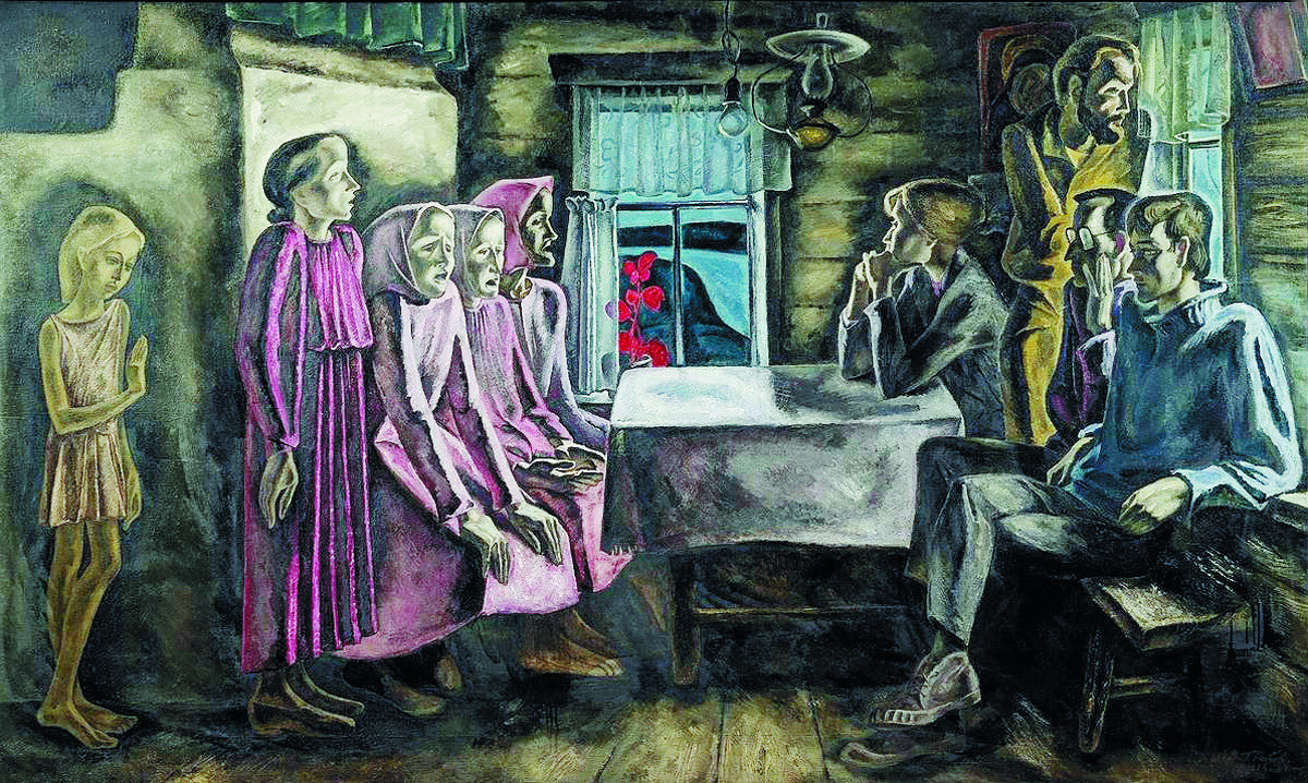 Картина Виктора Попкова "Северная песня"