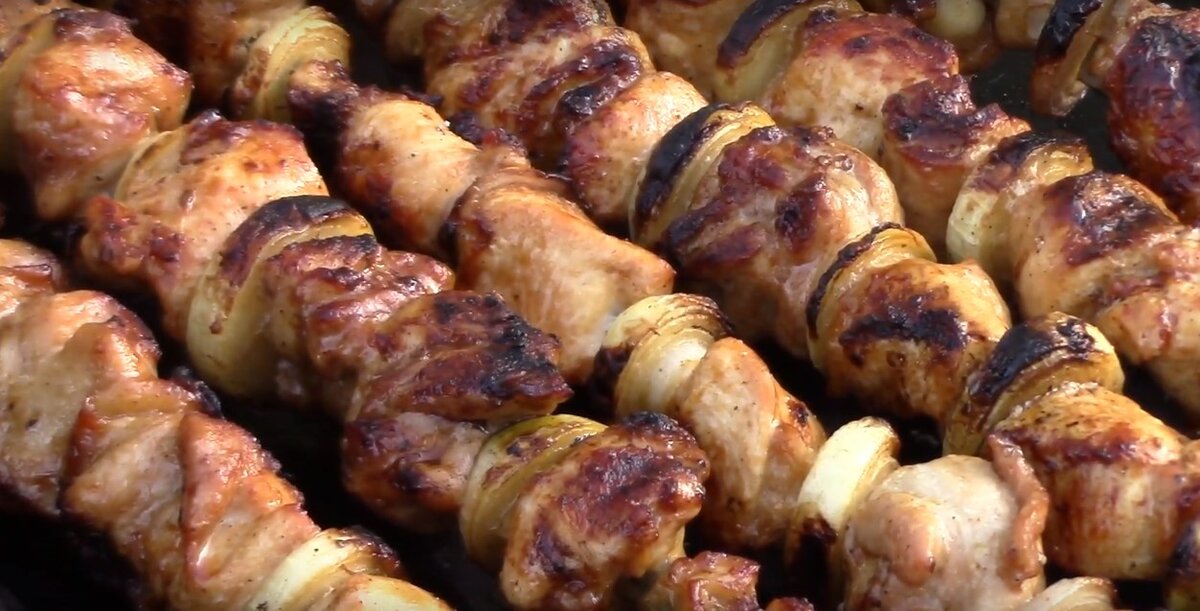 шашлык из курицы, куриный шашлык, маринад для шашлыка из курицы, кулинарный микс