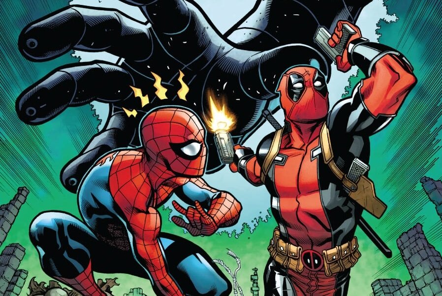 Spider man 18. Spider man and Deadpool. Комикс с человеком пауком и ДЭДПУЛОМ.