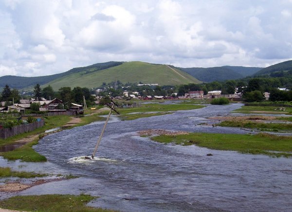 река Хинган в Облучье