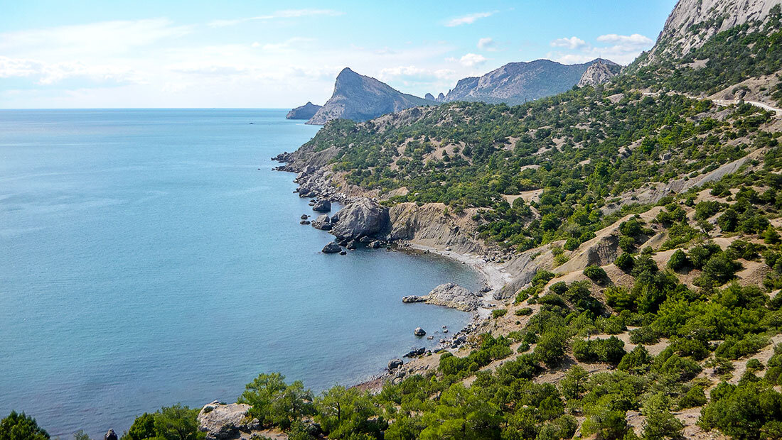 Дикий пляж судак фото