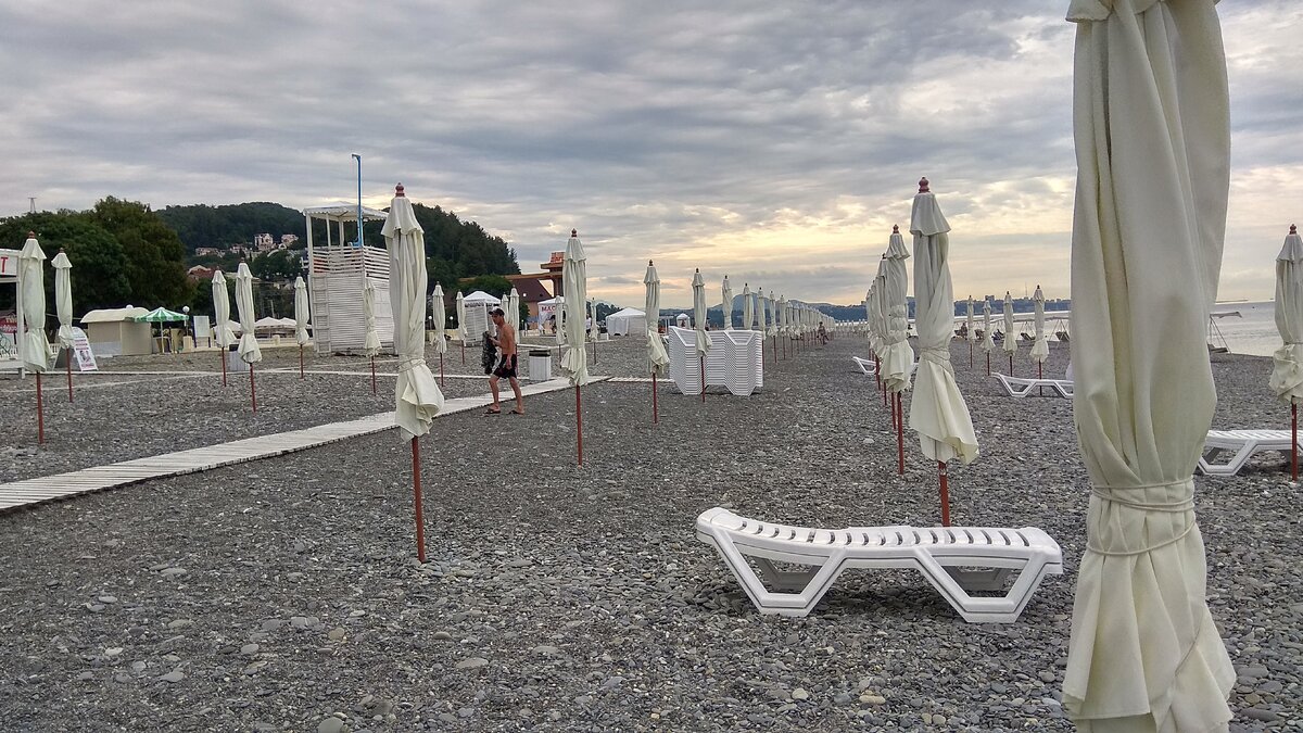 Пляж Дагомыс.