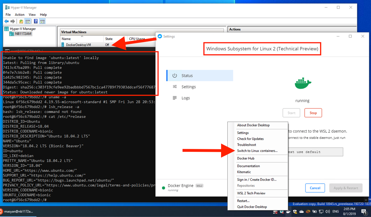 Как установить wsl. Windows Subsystem for Linux. Docker desktop Ubuntu. Wsl2 Windows. Windows docker desktop settings