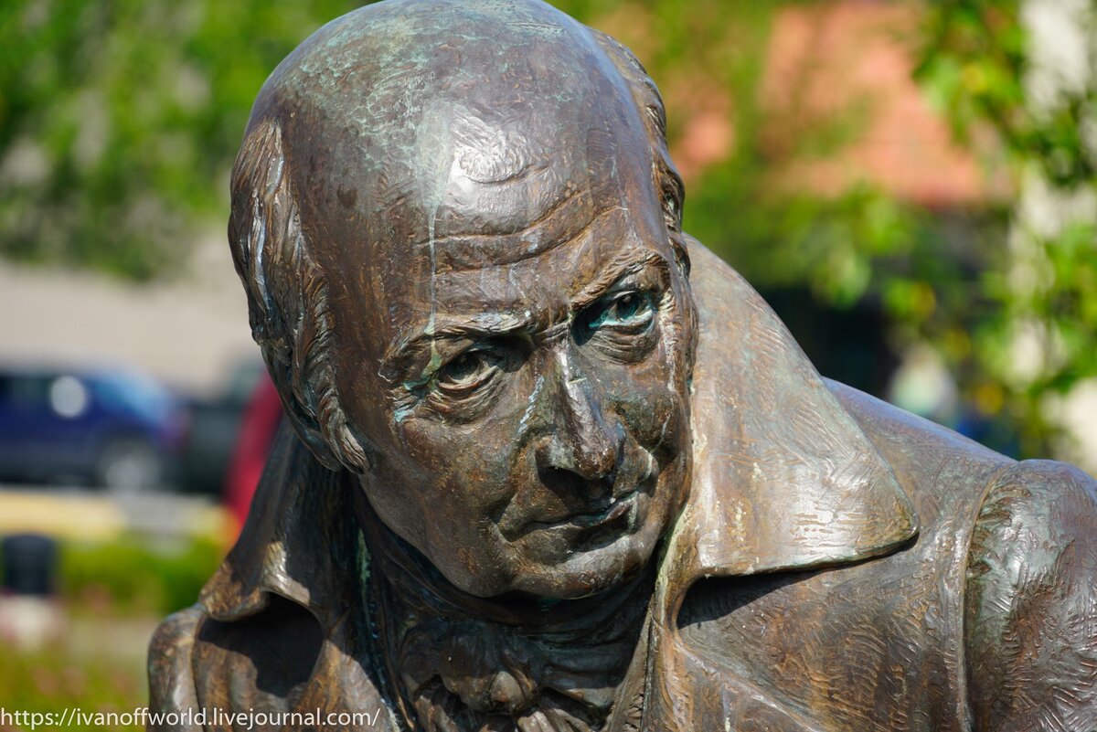 Памятник Баранову. Ситка Аляска