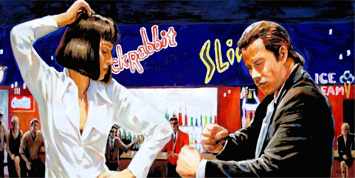 We can tell. Jack Rabbit Slims Криминальное чтиво. Винсент Вега Криминальное чтиво танец. Ума Турман Криминальное чтиво. Тарантино Бульварное чтиво